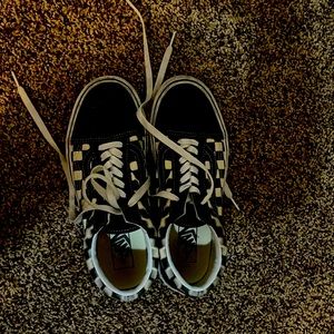 Vans checkered shoes